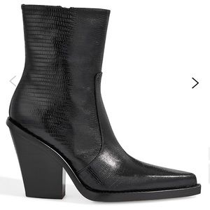 Paris Texas Printed Lizard Rodeo Ankle Boot | Size 39 |
